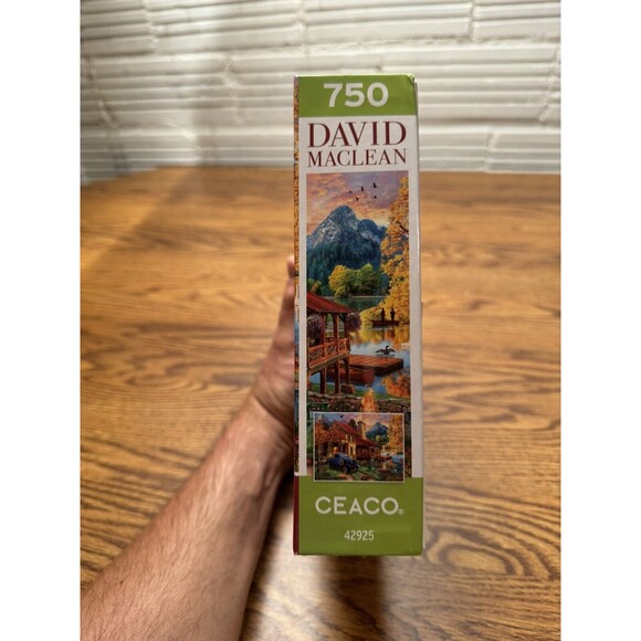 Ceaco David Maclean The Getaway lakeside cabin & truck 750 piece jigsaw puzzle‎ - Picture 2 of 9
